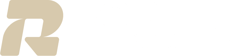 Rodney Fitness Centre logo: stylized beige R mark next to the wordmark 'RODNEY FITNESS CENTRE'.